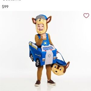 Pottery Barn Kids Blue and Brown Police Pup Costume